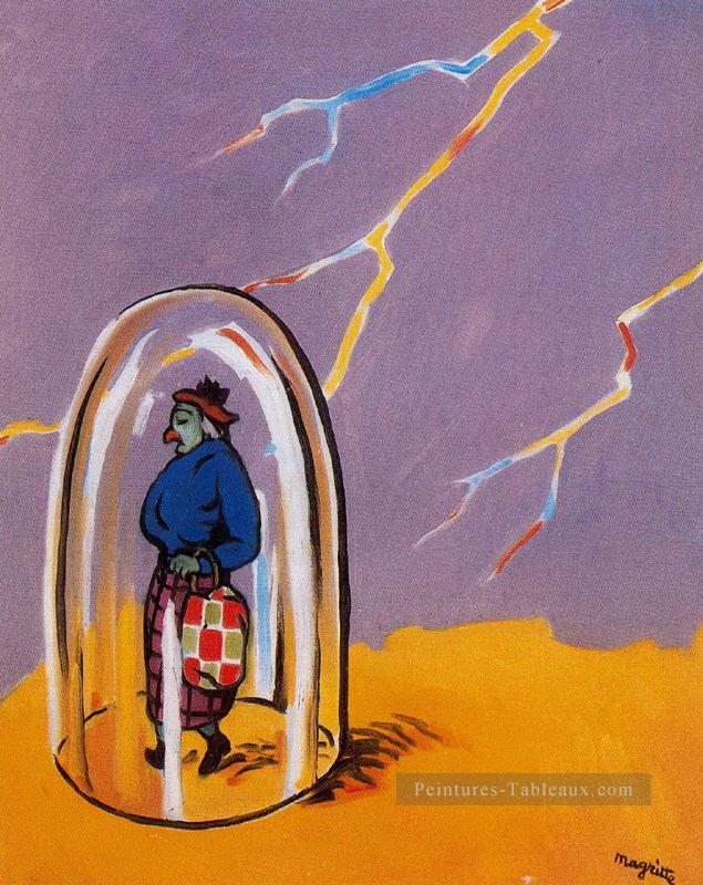 le bouchon de remorquage 1947 Rene Magritte Peintures à l'huile